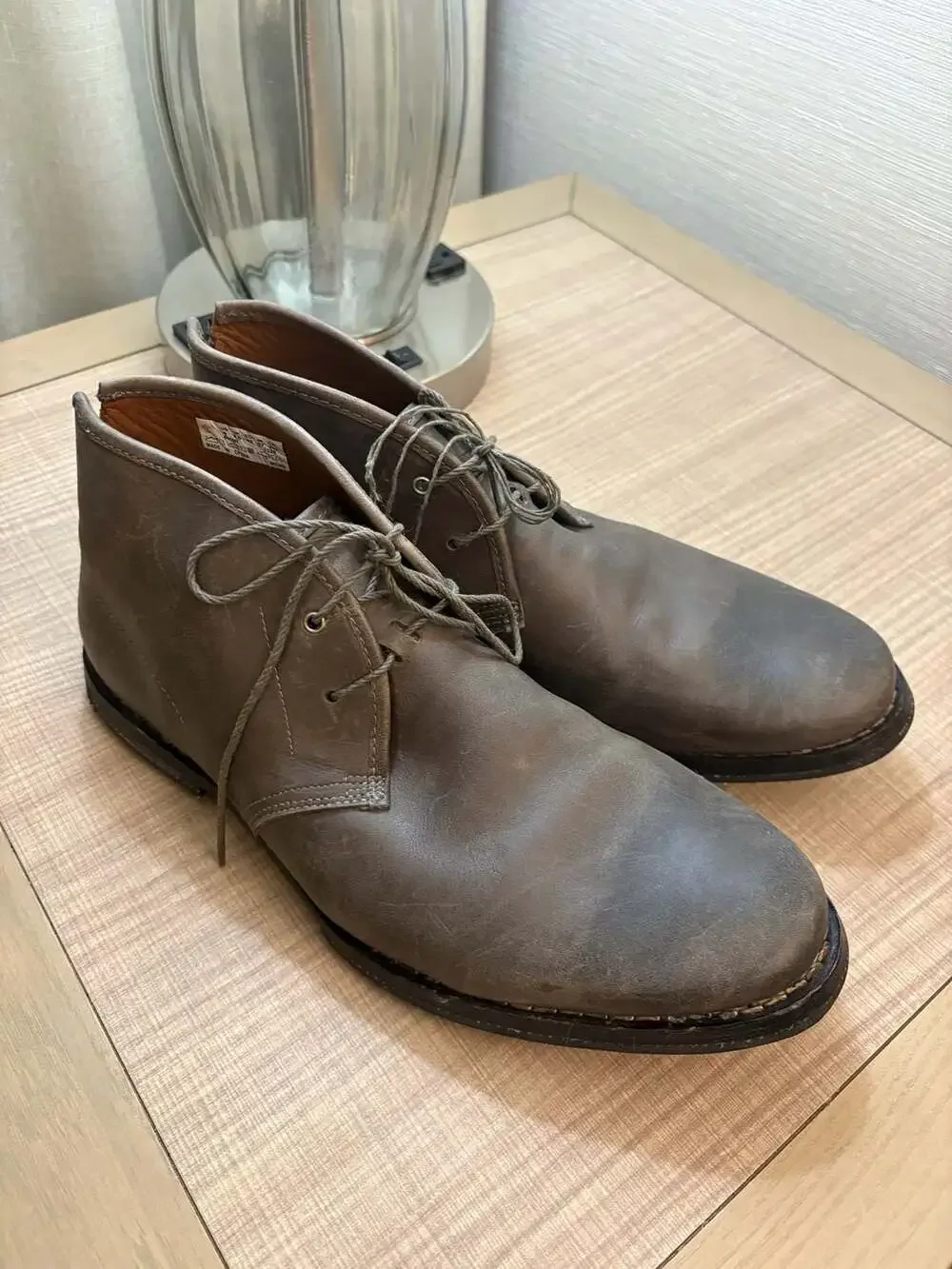 Timberland Boot Company Chukka Boots 4069R Men's Size 9 Gray Leather